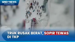 Truk Angkut Batu Bata Terjun ke Jurang di Pamekasan, Diduga Tak Kuat Menanjak