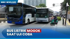 Jalani Uji Coba, Bus Listrik Transjakarta Mogok