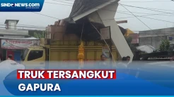 Detik-Detik Truk Tersangkut...