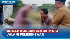 Bocah SD Buta Dicolok Tusuk Bakso Jalani Pemeriksaan Scan MRI