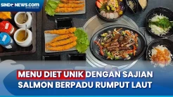 Perpaduan Rumput Laut, Acar Ubur-ubur dan Ikan Salmon dalam Hidangan Salad Unik