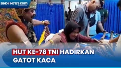 HUT Ke-78 TNI, Korem 042/Gapu Turunkan Gatot Kaca Hibur Anak-anak Sunatan Massal