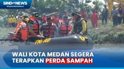 Peringatan! Buang Sampah ke Sungai di Medan Bakal Disanksi Rp10 Juta