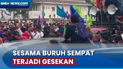 Demo Kawal Gugatan UU Cipta Kerja, Sesama Buruh Sempat Terjadi Gesekan
