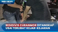 Diwarnai Aksi Kejar-Kejaran Residivis Curanmor Ditangkap, Polisi Sempat Lepaskan Tembakan