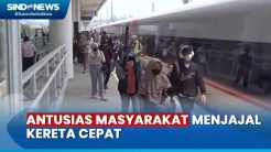Stasiun Padalarang Sudah Beroperasi, Begini Antusias Masyarakat Menjajal KCJB