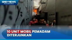 Warga Panik, Rumah 2 Lantai di Permukiman Padat Jembatan Lima Dilalap Api