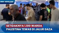 Pasca Penyerangan Israel, 1.100 warga Palestina Tewas di Jalur Gaza