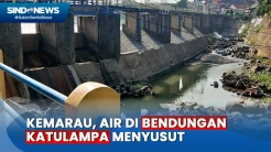 Kemarau Panjang, Air di Bendungan Katulampa Menyusut Drastis