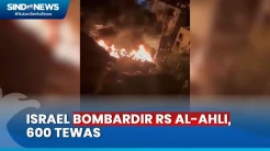 Biadab! Begini Detik-Detik Israel Bombardir RS Al Ahli di Gaza, Tewaskan 600 Orang Palestina, 900 Luka