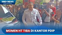 Hadiri Pengumuman Cawapres Ganjar, HT Tiba di Kantor PDIP