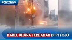 Diduga Korsleting Listrik, Kabel Udara di Petojo Terbakar hingga Timbul Letupan