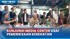 Usai Pemeriksaan Kesehatan, Ganjar-Mahfud MD Kunjungi Media Center dan Disuguhi Jamu Tradisional