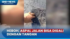 Aspal Jalan Bisa Digali dengan Tangan Hebohkan Warga Kolaka Utara