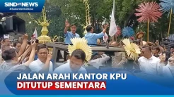 Jalan Menuju Gedung KPU Ditutup, Imbas Iringan Pawai Prabowo Gibran