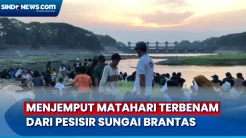 Pesona Matahari Terbenam jadi Lokasi Wisata Dadakan di Mojokerto
