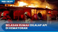 Belasan Rumah di Kemayoran Dilalap Api,  2 Orang Dilarikan ke RS karena Luka Bakar