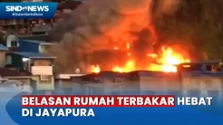 Water Canon Polda Papua Diterjunkan, Padamkan Kebakaran Belasan Rumah di Kota Jayapura