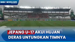 Hujan Deras di Si Jalak Harupat Diakui Pelatih Timnas Jepang U-17 Menguntungkan Timnya