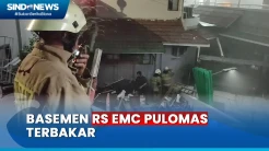 Basemen di RS EMC Pulomas Terbakar, Diduga akibat Percikan Api Pengelasan Lift Barang