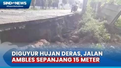 Jalan Ambles di Perum Pesona Citayam Bogor, Warga Desak Perbaikan