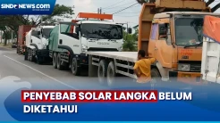Puluhan Truk Antre Solar hingga Mengular ke Jalan Raya Jalur Trans Sulawesi
