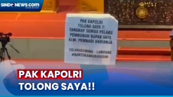 Viral, Video Wisudawan Bentang Spanduk di Acara Wisuda : Pak Kapolri tolong Saya!!