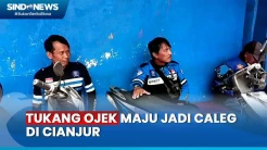 Prihatin Kehidupan Warga, Tukang Ojek Pangkalan di Cianjur Maju jadi Caleg