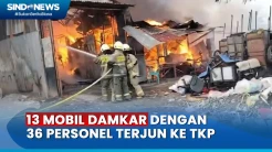 Api Lalap Puluhan Lapak Barang Bekas dan 1 Unit Bengkel di Pondok Kopi