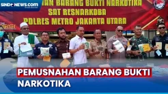 Kepolisian Musnahkan Berbagai Jenis Barang Bukti Narkotika