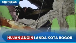 Hujan Disertai Angin Kencang Terjang Kota Bogor, 3 Mobil Rusak Tertimpa Pohon Tumbang