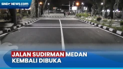 Lulus Uji Tes, Jalan Keramik Sudirman Medan Kembali Dibuka