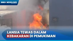 Seorang Lansia Tewas dalam Kebakaran Pemukiman Padat Penduduk di Senen, Jakarta Pusat