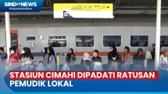 Jelang Nataru 2023, Stasiun Cimahi Dipadati Ratusan Pemudik Lokal