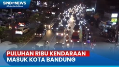 Puluhan Ribu Kendaraan Wisatawan Padati Pintu Masuk Tol Pasteur Bandung