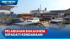 Arus Mudik Natal 2023 di Pelabuhan Bakauheni Dipadati Kendaraan