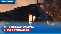Dua Rumah Warga di Tanah Abang Ludes Terbakar