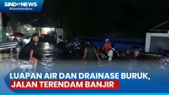 Banjir Rendam Jalan di Bogor akibat Luapan Air dan Drainase Buruk