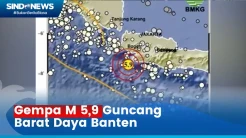 Gempa M 5,9 Guncang Barat Daya Banten, Tidak Berpotensi Tsunami