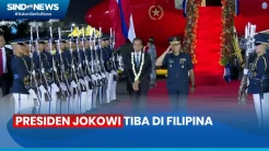 Momen Presiden Jokowi Tiba di Filipina, Disambut Menseskab Carlito Falvez