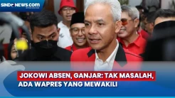 Jokowi Tak Hadiri HUT PDI Perjuangan, Ganjar: Tak Masalah, Ada Wapres yang Mewakili