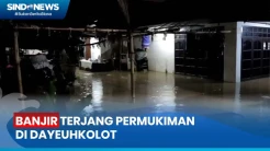 Sungai Cigede Meluap, Banjir Terjang Permukiman di Dayeuhkolot