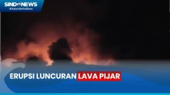 Gunung Lewotobi Laki-Laki Kembali Erupsi, Kali Ini Luncuran Lava Pijar
