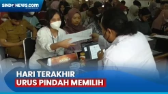 Ratusan Orang Serbu Kantor KPU Jakpus pada Hari Terakhir Urus Pindah Memilih