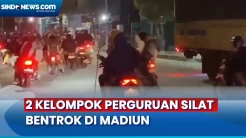 Detik- Detik 2 Kelompok Perguruan Silat Bentrok di Madiun, Ini Pemicunya