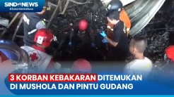 Kebakaran Gudang Bahan Bangunan, 3 Korban Ditemukan di Mushola dan Pintu Gudang