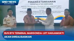 Program Bus BTS Terminal Margonda-LRT Harjamukti Segera Direalisasikan