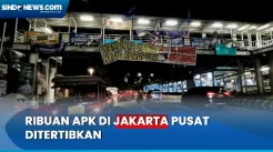 Ganggu Keindahan Kota, Ribuan APK di Jakarta Pusat Ditertibkan