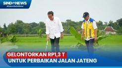 Jokowi Tinjau Hasil Perbaikan Jalan Ruas Surakarta-Gemolong-Purwodadi