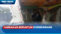 Kecelakaan Beruntun 5 Kendaraan di Jalur Puncak Bogor, Ada Korban